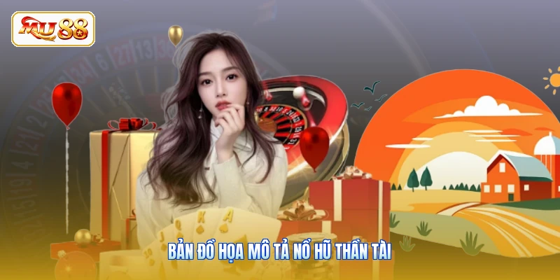 Bản đồ họa mô tả nổ hũ Thần Tài