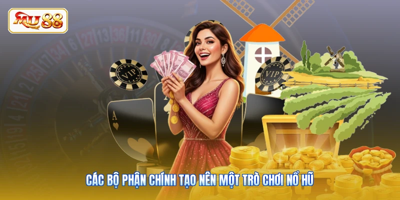 Các bộ phận chính tạo nên một trò chơi nổ hũ
