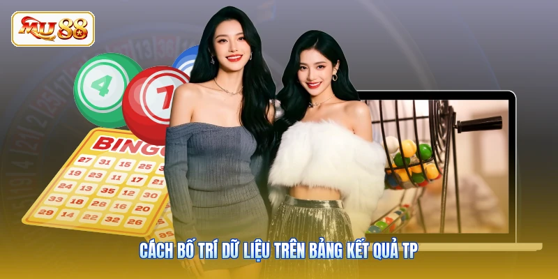 Cách bố trí dữ liệu trên bảng kết quả TP