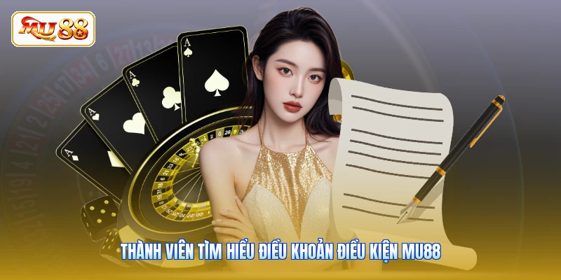 Thành viên tìm hiểu điều khoản điều kiện MU88
